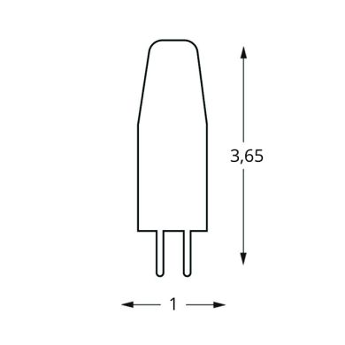 Bombilla G4 Bi-Pin NL LED 12V 2W 3000K 210lm 360°-A+