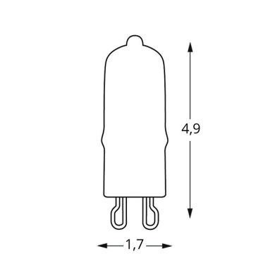 Light Bulb G9 NL LED 4W 3000K 380lm 360°-A+