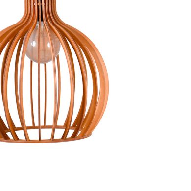 Pendant light SUMATRA D.35cm 1xE27 in wood