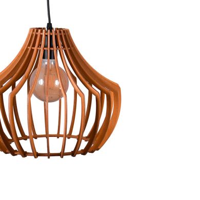 Pendant light BALI D.35cm 1xE27 in wood