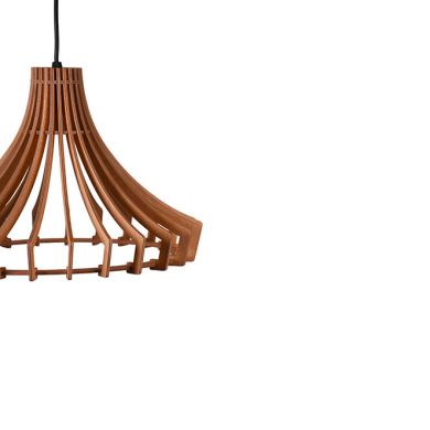 Pendant light MANILA D.35cm 1xE27 in wood