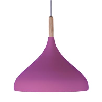 Pendant light COLONIA D.30cm 1xE27 in pink metal