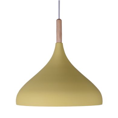 Suspensão COLONIA D.30cm 1xE27 em metal amarelo