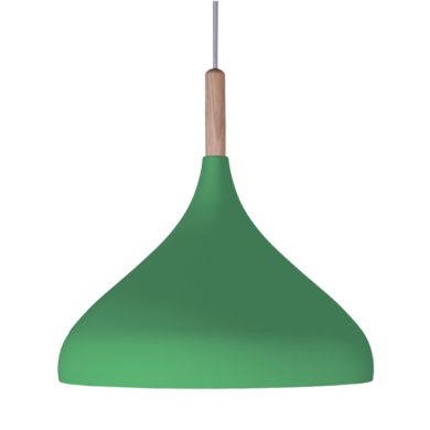 Suspensão BAVIERA D.30cm 1xE27 em metal verde