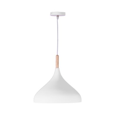 Colgante BAVIERA D.30cm 1xE27 en metal blanco