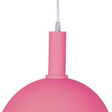 Pendant light HAGEN D.30cm 1xE27 in pink metal