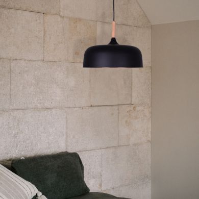 Pendant light HALLE D.30cm 1xE27 in metal