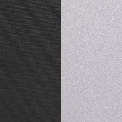 Tela PERCALINE 35 preta/ALIZE AR prata mate 140cm