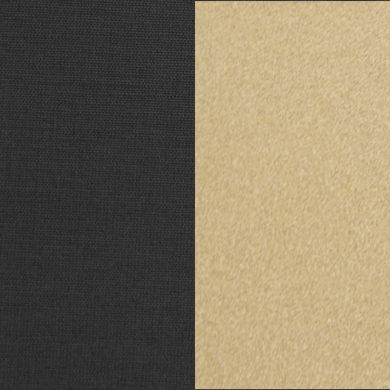 Tela PERCALINE 35 preta/ALIZE OR dour. mate 140cm