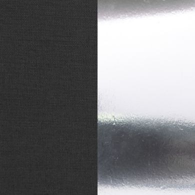 Tela PERCALINE 35 preta/METAAR prata brilh. 140cm