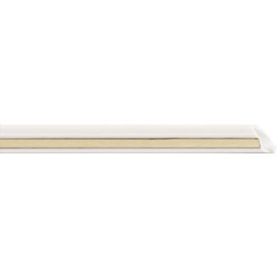 Plastic frames white/gold for lampshades 0,86cm (Coil 100m)