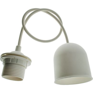 Armação para suspensão PN 1xE27 Alt.Reg.xD.7cm Branco (022540)