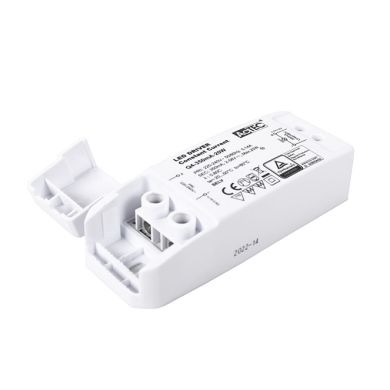 Transformador de corrente constante AC/DC 350mA (Driver) 20W IP20, em plástico