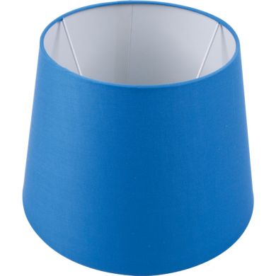 Lampshade BRITANICO round & conic with fitting E27 H.20xD.25,5cm Blue