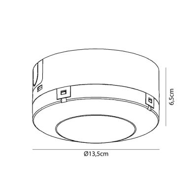 Caixa estanque p/sensor micro-ondas S00370101, IP65, em policarbonato transparente com protecção UV