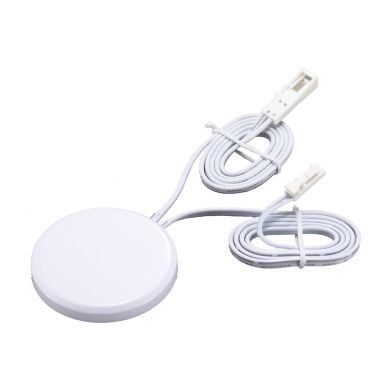 Sensor táctil infrarrojo con regulación de la intensidad de la luz, Al.0,65xD.5cm, en blanco