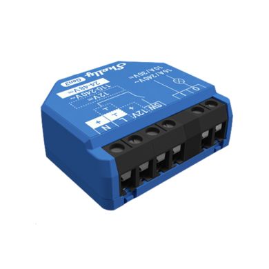 Shelly 1 Gen3 — 1-channel relay (ON/OFF) 16A Wi-Fi + Bluetooth