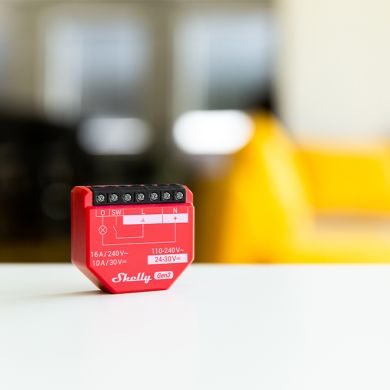 Shelly 1PM Gen3 — 1-channel relay (ON/OFF) 16A with Consumption Measurement