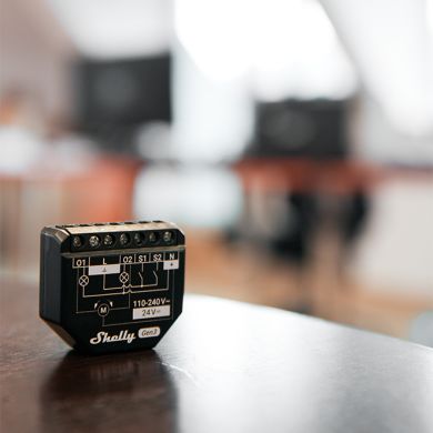 Shelly 2PM Gen3 — 2-channel relay 16A with Consumption Measurement, Control of Blinds (dual relay)