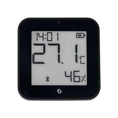 Shelly H&T Gen3 Preto Mate — Sensor de Temperatura e Humidade, Wi-Fi + Bluetooth