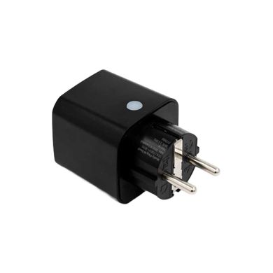 Shelly Plug M Gen3 Black — 16A 2500W Wi-Fi Smart Plug with Metering