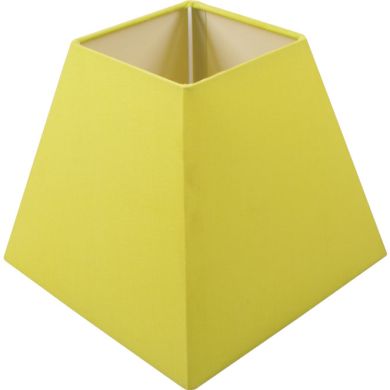 Lampshade IRLANDES square prism small with fitting E27 L.17xW.17xH.14cm Green