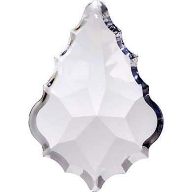 Plaqueta de cristal 7,6x5,2cm 1 taladro color transparente (caja)