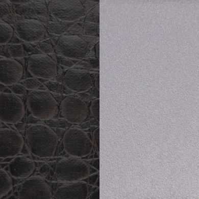 Tela ALLIGATOR PVC prata 140cm castanho