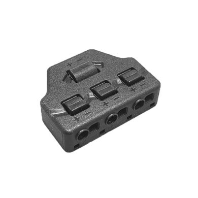 DC splitter connectors for parallel connection, 3 outputs 0-42Vdc 1.5A/output