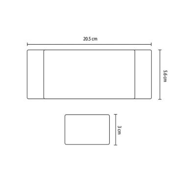 Constant voltage led driver AC/DC 12V 200W (Driver) 20,5x5,6x3cm, in metal