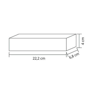 Transformador de tensão constante AC/DC (Driver) 24Vdc 250W 22,5x6,8x4cm, em metal