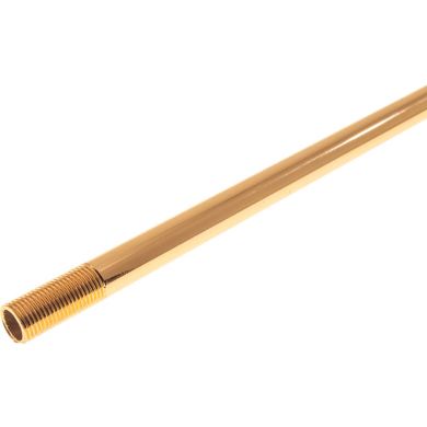 Tubo rígido con puntas roscadas L.37.5xD.1cm, en hierro dorado