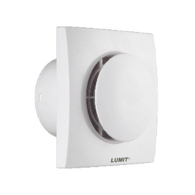Extractor GREGAL branco em ABS 12W, tubo com D.100mm