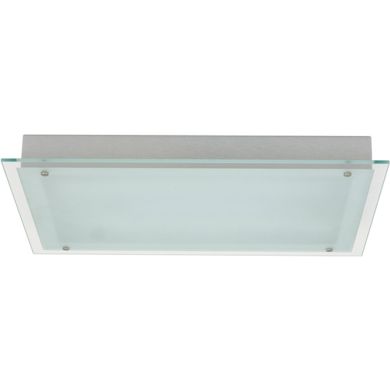 Plafond MALAQUITE rectangular 2xG11 PL C.69xL.37xAlt.6cm Cinzento