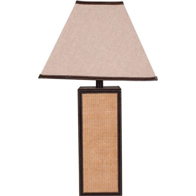 Table Lamp OTÍLIA square 1xE27 L.36xW.36xH.65cm Brown/Beije