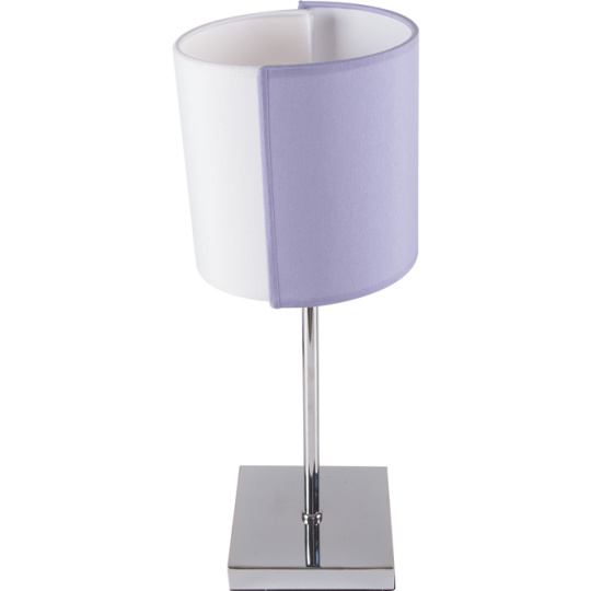 Table Lamp ANDAMAN 1xE14 L.16xW.15xH.39cm Lilac/White