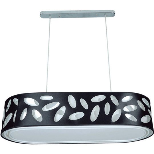 Ceiling Lamp FRISIA oval 4xE27 L.90xW.35xH.Reg.cm Black/White