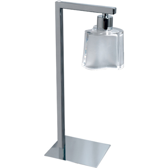 Candeeiro de mesa MOLEDO 1xGU10 C.11xL.19xAlt.39cm Cromado