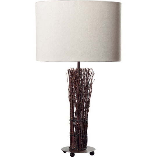 Table Lamp VILAMOURA 1xE27 H.53xD.30cm Beije/Brown