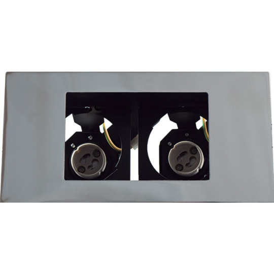 Downlight Empotrable FLORIDA 2xGU10 L.18xAn.9Cromo