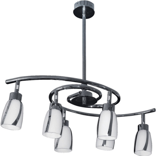 Ceiling Lamp BEJA 6xGU10 L.60xW.34xH.Reg.cm Chrome
