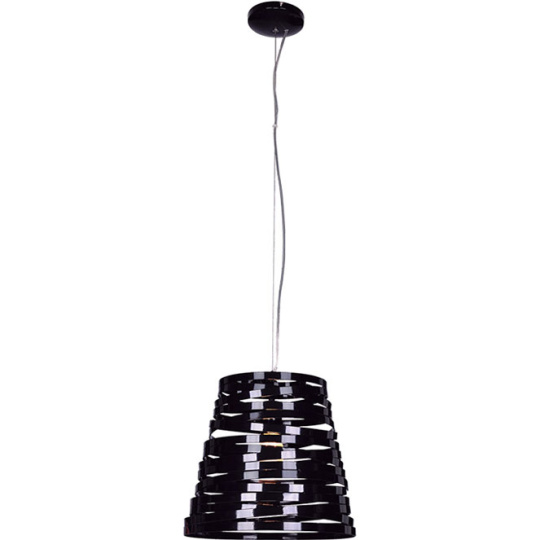 Pendant Light ELSA 1xE27 H.Reg.xD.33cm Black