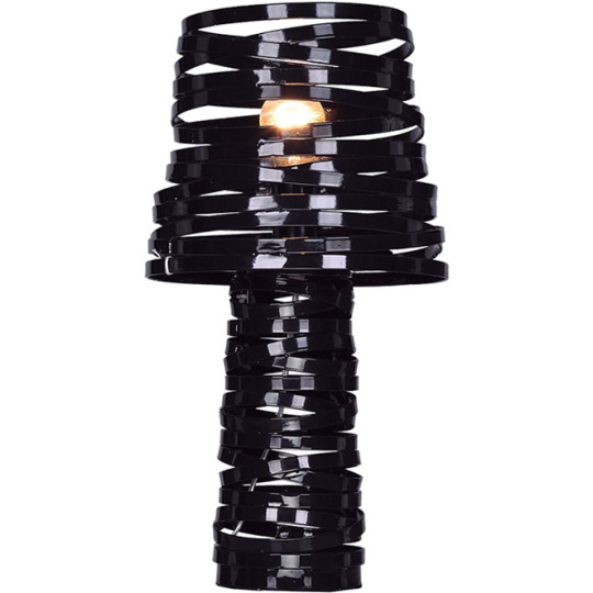 Candeeiro de mesa ELSA 1xE27 Alt.52xD.26cm Preto