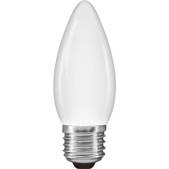 Bombilla E27 (grueso) Vela CLASSIC FROSTED Regulable 25W 3000K 210lm Mate-E