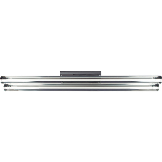 Plafón AGUAMARINA 2x54W G5 T5 L.120xAn.14,5xAl.11cm Cromo