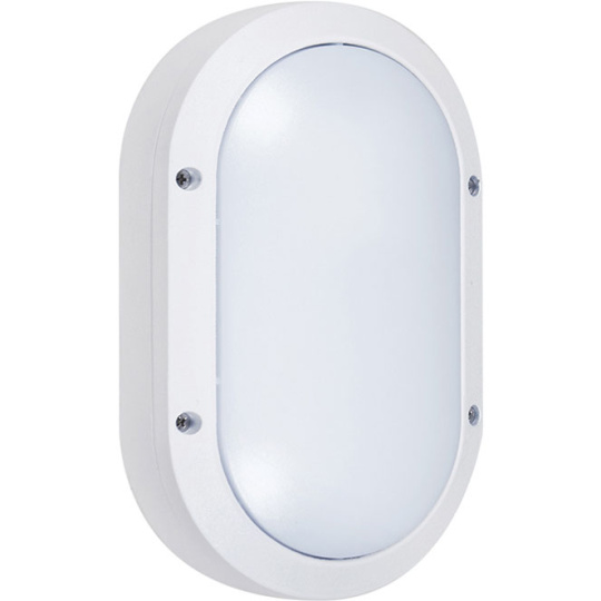 Aplique AMAZONAS pequeño IP54 1xE27 L.13,5xAn.6xAl.22cm Aluminio + Policarbonato (PC) Blanco