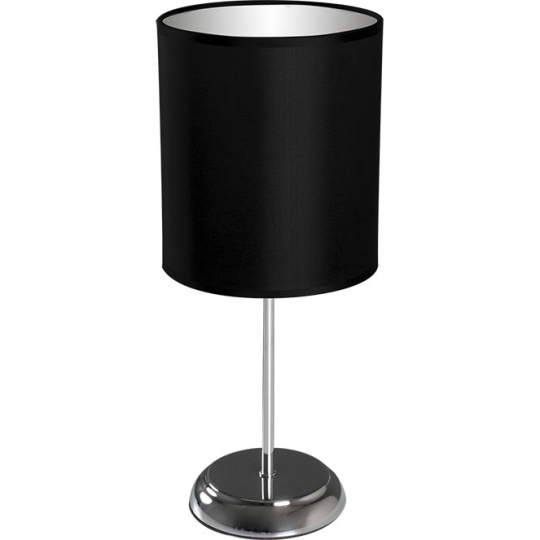 Table Lamp NICOLE 1xE14 H.38xD.16cm Black/Chrome