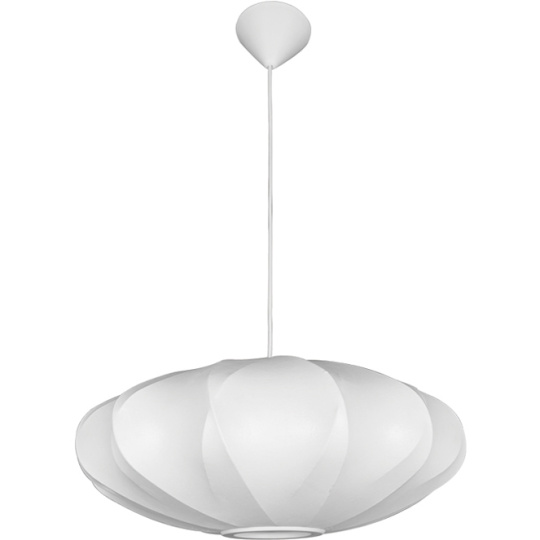 Pendant Light FABIANA 1xE27 H.Reg.xD.50cm White