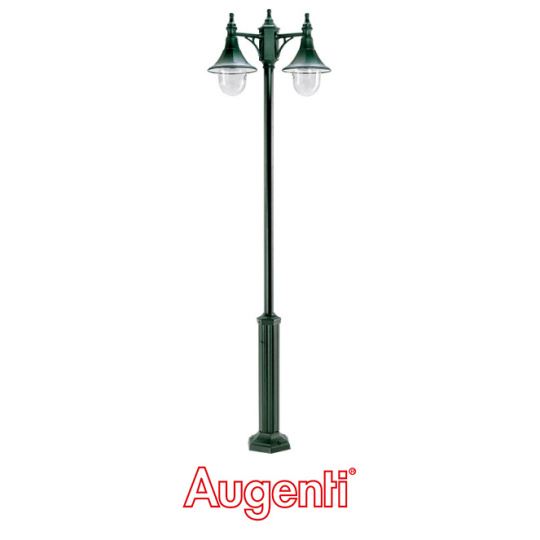 Farola MERCUR IP44 2xE27 L.70xAn.24xAl.210cm Verde