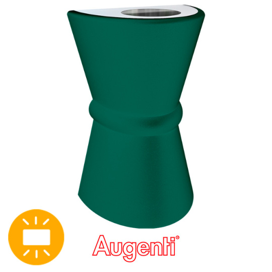 Aplique SIRIUS IP44 2xE27 C.19xL.15xAlt.30cm Verde